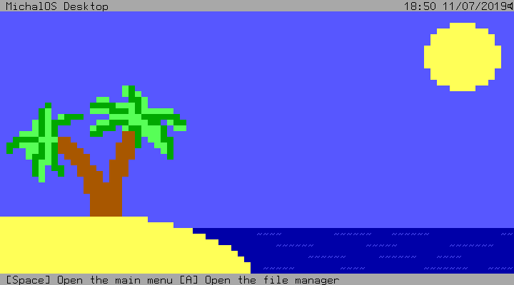 MichalOS, By Source, Fair use, https://sourceforge.net/projects/michalos/ MichalOS, By Source, Fair use, https://sourceforge.net/projects/michalos/